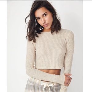 UO | Out From Under long sleeve waffle cro…